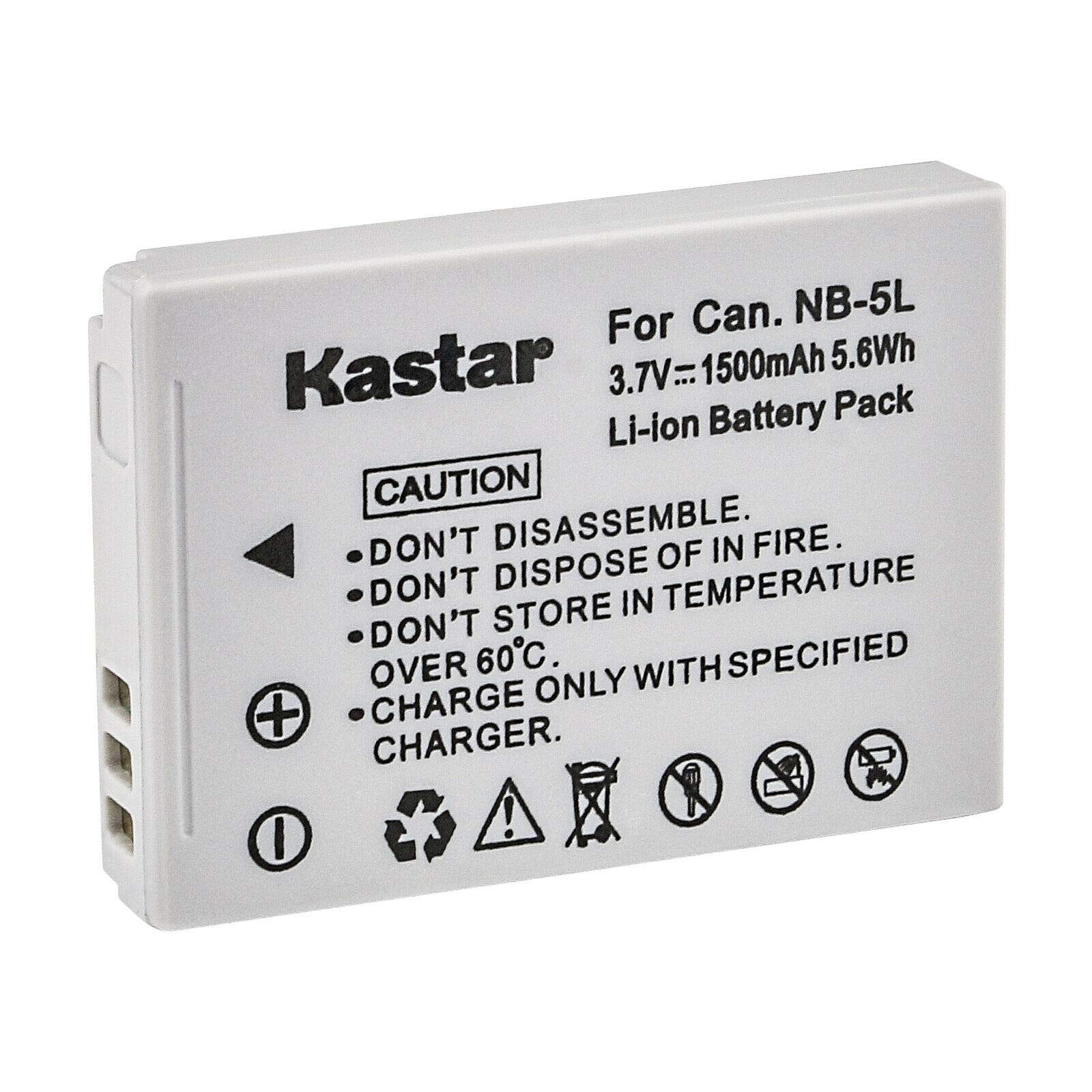Amazon.com : Kastar 2-Pack NB-5L Battery Replacement for